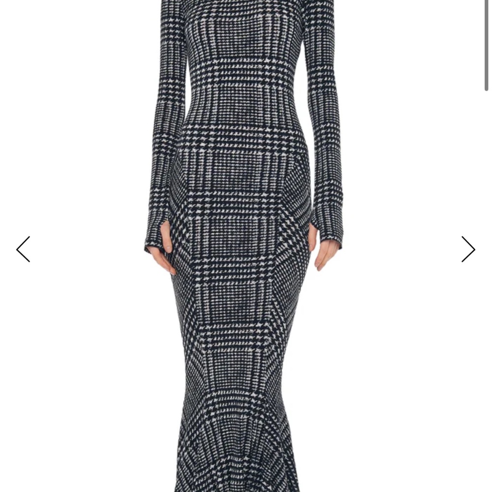 Norma Kamali Turtle Fishtail Gown